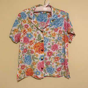 Big Bud Press Vintage Wallpaper Pantry Button-Up